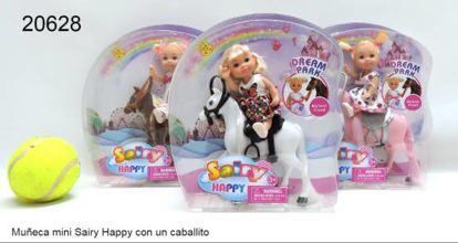 Imagen de MUÑECA MINI EN CABALLITO SAIRY HAPPY 3.24